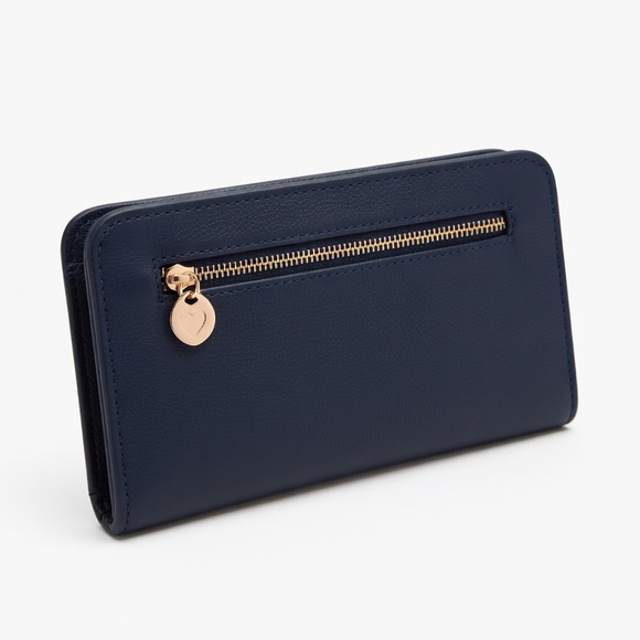 Boarding Pass Travel Wallet - Light Lavender Pattern with Rose Gold Accents - Picture 6 of 10